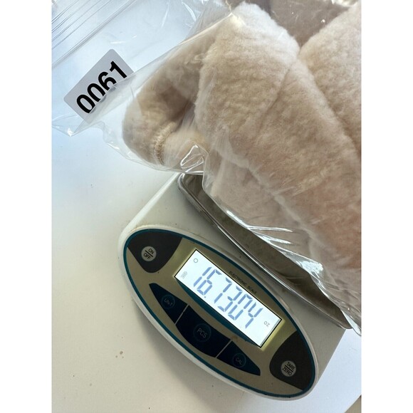 Fleece Cropped Jacket Women XL Beige Off White Kangaroo Pocket Zip Front NWOT - Picture 7 of 7